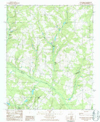 Pond Branch South Carolina Historical topographic map, 1:24000 scale, 7.5 X 7.5 Minute, Year 1986