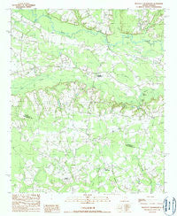 Prospect Crossroads South Carolina Historical topographic map, 1:24000 scale, 7.5 X 7.5 Minute, Year 1990