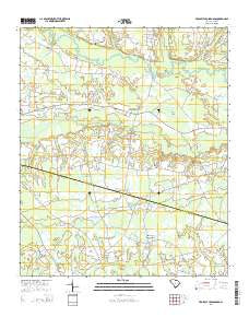 Prospect Crossroads South Carolina Current topographic map, 1:24000 scale, 7.5 X 7.5 Minute, Year 2014