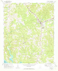 Prosperity South Carolina Historical topographic map, 1:24000 scale, 7.5 X 7.5 Minute, Year 1970