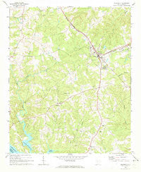 Prosperity South Carolina Historical topographic map, 1:24000 scale, 7.5 X 7.5 Minute, Year 1970