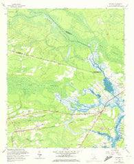 Ravenel South Carolina Historical topographic map, 1:24000 scale, 7.5 X 7.5 Minute, Year 1960