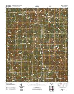Red Hill South Carolina Historical topographic map, 1:24000 scale, 7.5 X 7.5 Minute, Year 2011