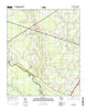 Reevesville South Carolina Current topographic map, 1:24000 scale, 7.5 X 7.5 Minute, Year 2014