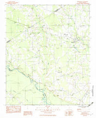 Reevesville South Carolina Historical topographic map, 1:24000 scale, 7.5 X 7.5 Minute, Year 1982