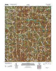 Reidville South Carolina Historical topographic map, 1:24000 scale, 7.5 X 7.5 Minute, Year 2011