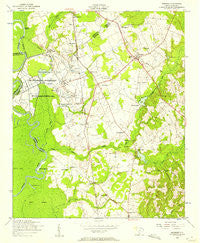 Rembert South Carolina Historical topographic map, 1:24000 scale, 7.5 X 7.5 Minute, Year 1953