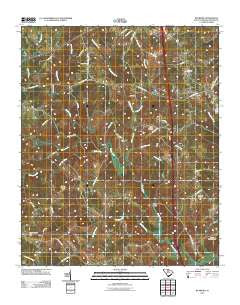 Richburg South Carolina Historical topographic map, 1:24000 scale, 7.5 X 7.5 Minute, Year 2011