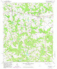 Ridge Spring South Carolina Historical topographic map, 1:24000 scale, 7.5 X 7.5 Minute, Year 1964