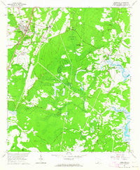 Ridgeland South Carolina Historical topographic map, 1:24000 scale, 7.5 X 7.5 Minute, Year 1961