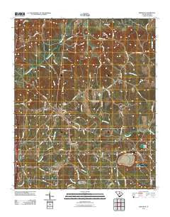 Ridgeway South Carolina Historical topographic map, 1:24000 scale, 7.5 X 7.5 Minute, Year 2011
