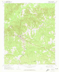 Ridgeway South Carolina Historical topographic map, 1:24000 scale, 7.5 X 7.5 Minute, Year 1971