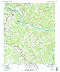 Rock Hill East South Carolina Historical topographic map, 1:24000 scale, 7.5 X 7.5 Minute, Year 1968