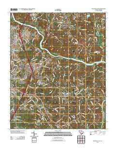 Rock Hill East South Carolina Historical topographic map, 1:24000 scale, 7.5 X 7.5 Minute, Year 2011