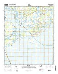 Rockville South Carolina Current topographic map, 1:24000 scale, 7.5 X 7.5 Minute, Year 2014