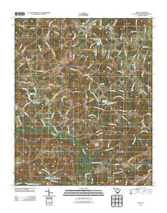 Ruby South Carolina Historical topographic map, 1:24000 scale, 7.5 X 7.5 Minute, Year 2011
