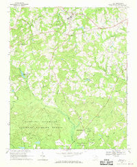 Ruby South Carolina Historical topographic map, 1:24000 scale, 7.5 X 7.5 Minute, Year 1968