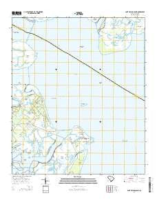 Saint Helena Sound South Carolina Current topographic map, 1:24000 scale, 7.5 X 7.5 Minute, Year 2014