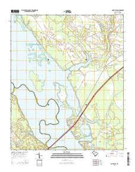 Saint Paul South Carolina Current topographic map, 1:24000 scale, 7.5 X 7.5 Minute, Year 2014