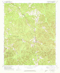 Salem Crossroads South Carolina Historical topographic map, 1:24000 scale, 7.5 X 7.5 Minute, Year 1969