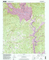 Salem South Carolina Historical topographic map, 1:24000 scale, 7.5 X 7.5 Minute, Year 1996