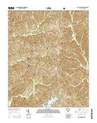 Salem Crossroads South Carolina Current topographic map, 1:24000 scale, 7.5 X 7.5 Minute, Year 2014