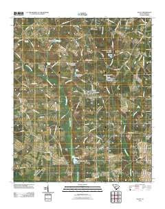 Salley South Carolina Historical topographic map, 1:24000 scale, 7.5 X 7.5 Minute, Year 2011