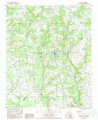 Salley South Carolina Historical topographic map, 1:24000 scale, 7.5 X 7.5 Minute, Year 1988