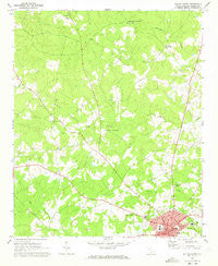 Saluda North South Carolina Historical topographic map, 1:24000 scale, 7.5 X 7.5 Minute, Year 1971