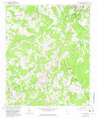 Saluda South South Carolina Historical topographic map, 1:24000 scale, 7.5 X 7.5 Minute, Year 1964