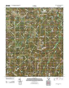Saluda South South Carolina Historical topographic map, 1:24000 scale, 7.5 X 7.5 Minute, Year 2011