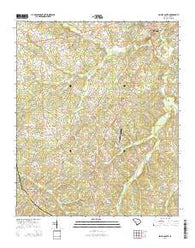 Saluda South South Carolina Current topographic map, 1:24000 scale, 7.5 X 7.5 Minute, Year 2014