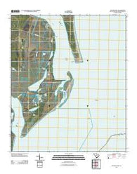 Santee Point South Carolina Historical topographic map, 1:24000 scale, 7.5 X 7.5 Minute, Year 2011