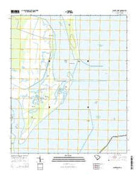 Santee Point South Carolina Current topographic map, 1:24000 scale, 7.5 X 7.5 Minute, Year 2014