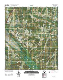 Sardinia South Carolina Historical topographic map, 1:24000 scale, 7.5 X 7.5 Minute, Year 2011