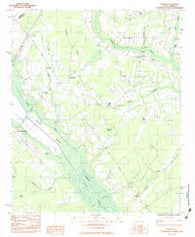 Sardinia South Carolina Historical topographic map, 1:24000 scale, 7.5 X 7.5 Minute, Year 1983