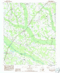 Sardis South Carolina Historical topographic map, 1:24000 scale, 7.5 X 7.5 Minute, Year 1986