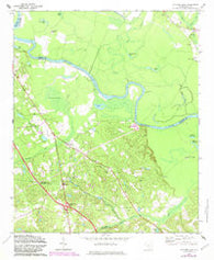 Saylors Lake South Carolina Historical topographic map, 1:24000 scale, 7.5 X 7.5 Minute, Year 1972
