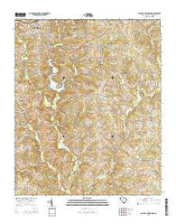 Saylors Crossroads South Carolina Current topographic map, 1:24000 scale, 7.5 X 7.5 Minute, Year 2014