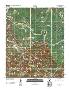 Saylors Lake South Carolina Historical topographic map, 1:24000 scale, 7.5 X 7.5 Minute, Year 2011