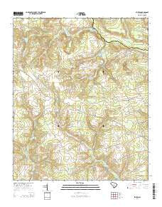 Seivern South Carolina Current topographic map, 1:24000 scale, 7.5 X 7.5 Minute, Year 2014