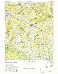 Seivern South Carolina Historical topographic map, 1:62500 scale, 15 X 15 Minute, Year 1944