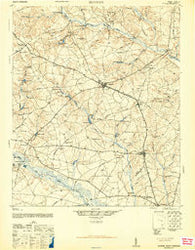 Seivern South Carolina Historical topographic map, 1:62500 scale, 15 X 15 Minute, Year 1944