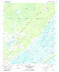 Sewee Bay South Carolina Historical topographic map, 1:24000 scale, 7.5 X 7.5 Minute, Year 1959