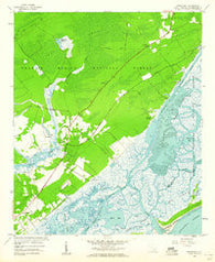 Sewee Bay South Carolina Historical topographic map, 1:24000 scale, 7.5 X 7.5 Minute, Year 1959