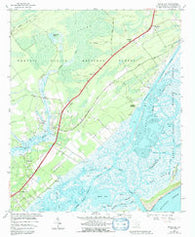 Sewee Bay South Carolina Historical topographic map, 1:24000 scale, 7.5 X 7.5 Minute, Year 1959