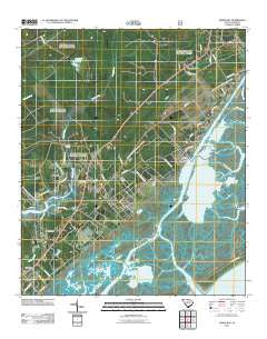 Sewee Bay South Carolina Historical topographic map, 1:24000 scale, 7.5 X 7.5 Minute, Year 2011