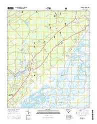 Sewee Bay South Carolina Current topographic map, 1:24000 scale, 7.5 X 7.5 Minute, Year 2014