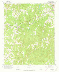 Sharon South Carolina Historical topographic map, 1:24000 scale, 7.5 X 7.5 Minute, Year 1972