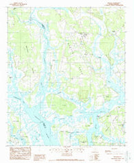 Sheldon South Carolina Historical topographic map, 1:24000 scale, 7.5 X 7.5 Minute, Year 1988